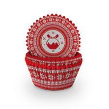 Picture of CHRISTMAS JUMPER CUPCAKE CASES X 60